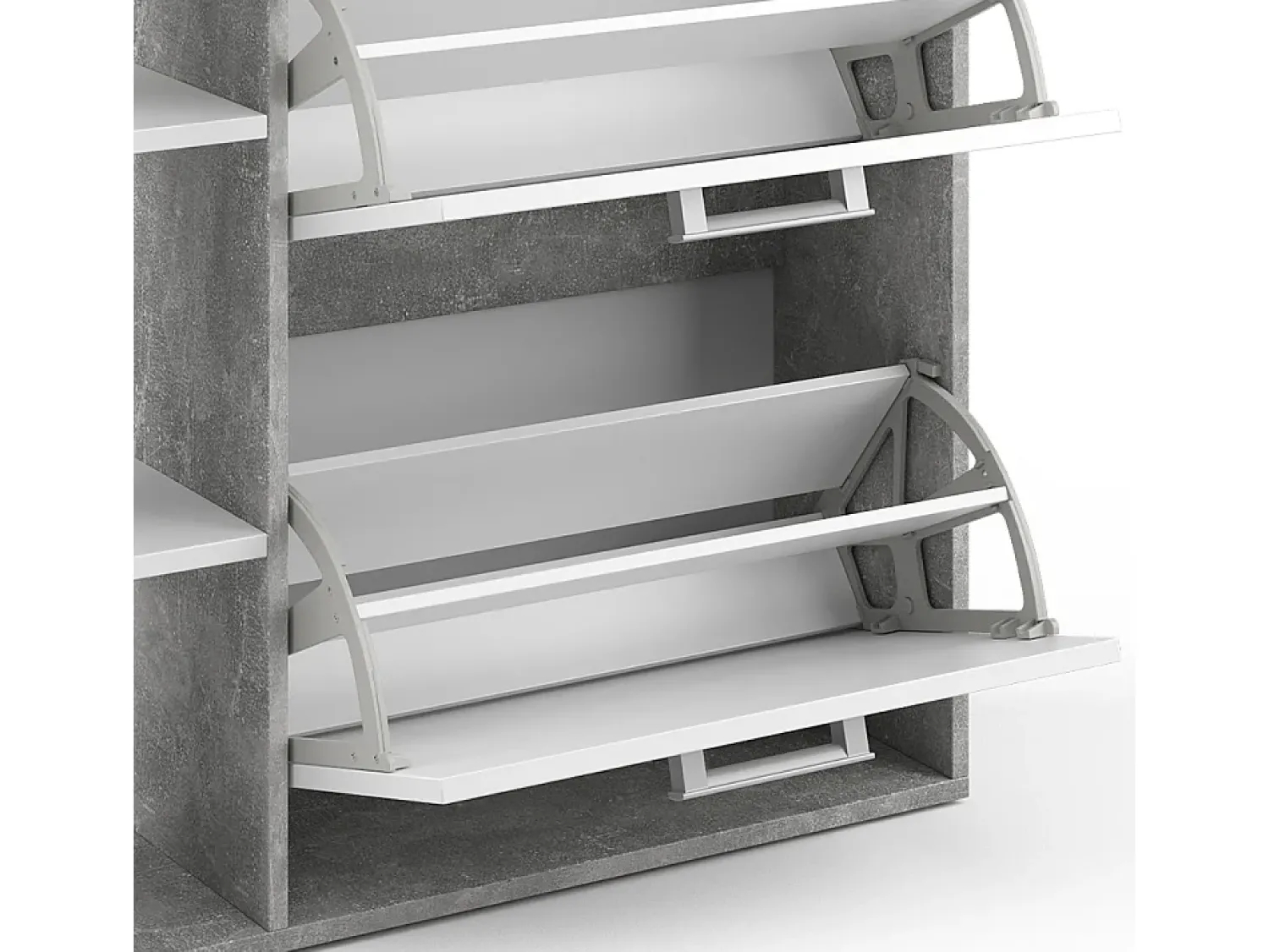Discount Vicco Armário para sapatos /concreto 24.5x80x90 orlando Branco