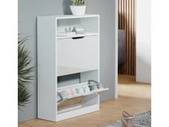 Móvel De Arrumação|Sapateira*Vicco Armário para sapatos 59x22x89.5 luca Branco