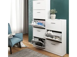 Móvel De Arrumação|Sapateira*Vicco Armário para sapatos 59x22x105 gizmo Branco