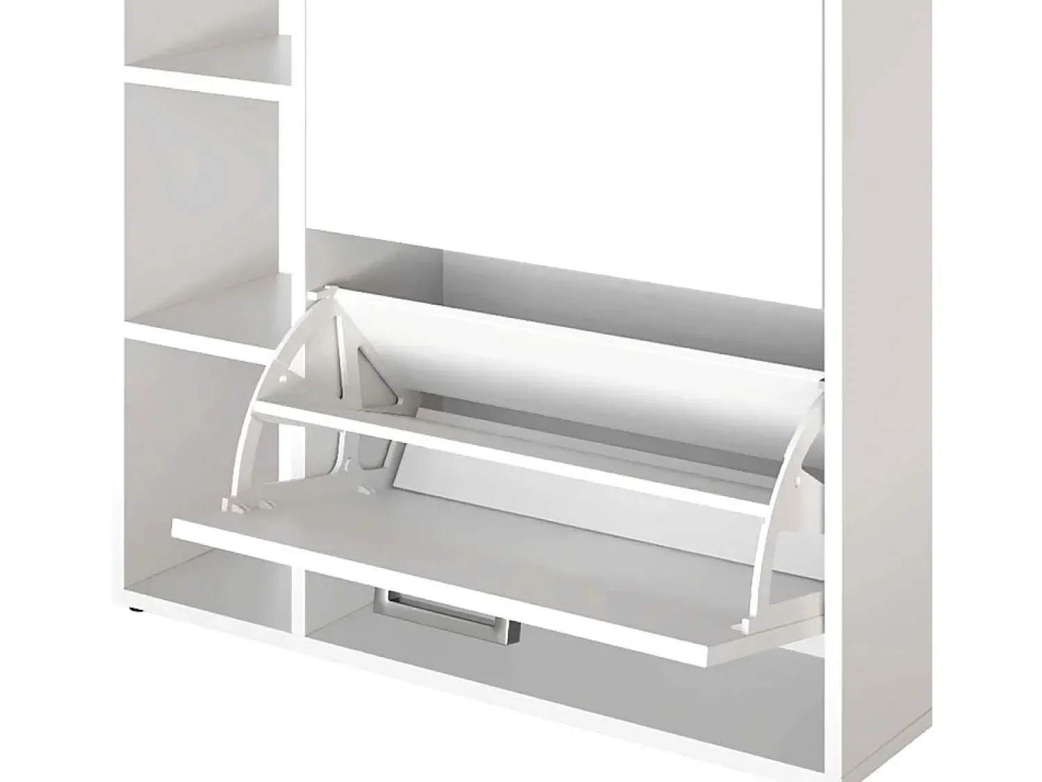 Móvel De Arrumação|Sapateira|Vicco Armário para sapatos 80x25x90 orlando Branco