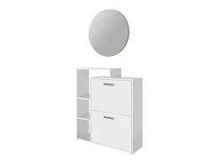 Móvel De Arrumação|Sapateira|Vicco Armário para sapatos 80x25x90 orlando Branco
