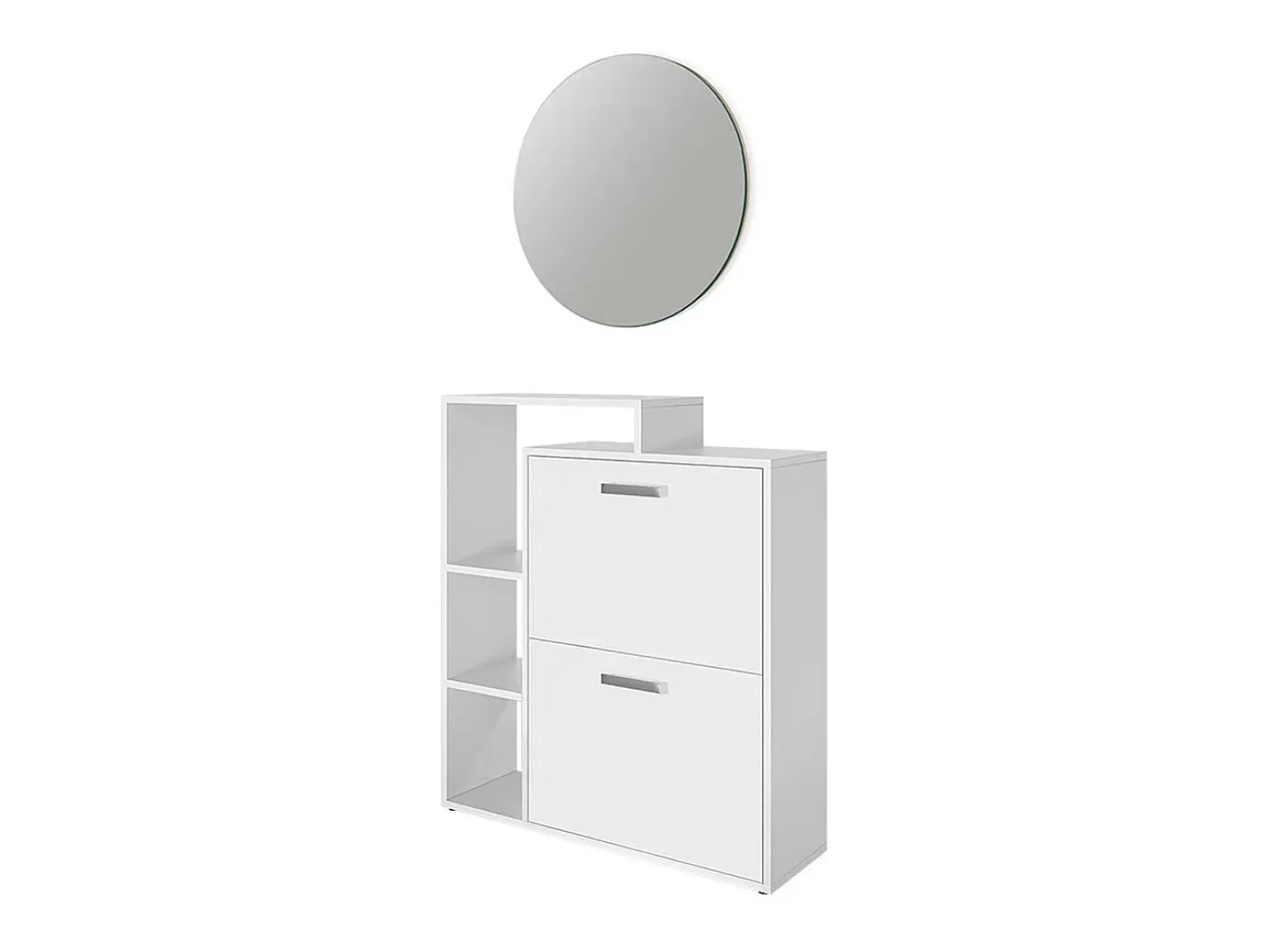 Móvel De Arrumação|Sapateira|Vicco Armário para sapatos 80x25x90 orlando Branco