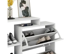 Vicco Armário para sapatos 80x24.5x90 tobias^ Móvel De Arrumação|Sapateira