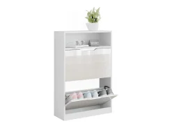 Hot Vicco Armário para sapatos / brilhante 59x22x89.5 luca Branco