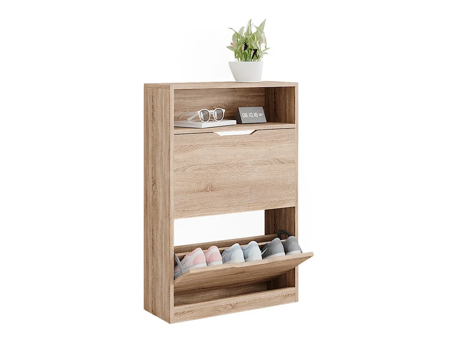 Móvel De Arrumação|Sapateira|Vicco Armário para sapatos sonoma 59x22x89.5 luca Natural claro