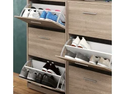 Vicco Armário para sapatos sonoma 59x22x169.5 gizmo^ Móvel De Arrumação|Sapateira