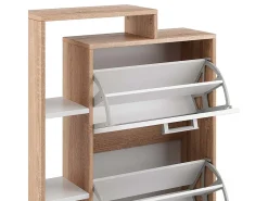 Móvel De Arrumação|Sapateira|Vicco Armário para sapatos sonoma 80x25x90 orlando Natural claro