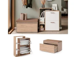 Móvel De Arrumação|Sapateira|Vicco Armário para sapatos sonoma 80x39x90 orlando Natural claro