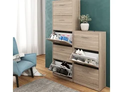 Vicco Armário para sapatos sonoma 59x22x105 gizmo^ Móvel De Arrumação|Sapateira