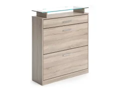 Móvel De Arrumação|Sapateira|Vicco Armário para sapatos sonoma 89x27x104 alex Natural claro