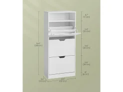 Sale Armário para Sapatos 24x60x139 cm Branco
