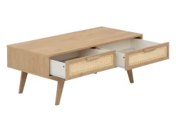Mesa De Centro|Loft24 Armário para televisão com 2 gavetas e 1 porta em aglomerado de madeira grafite Castanho