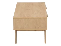 Mesa De Centro|Loft24 Armário para televisão com 2 gavetas e 1 porta em aglomerado de madeira grafite Castanho