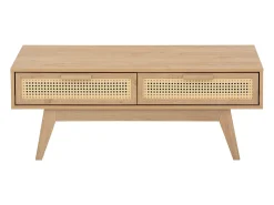 Mesa De Centro|Loft24 Armário para televisão com 2 gavetas e 1 porta em aglomerado de madeira grafite Castanho