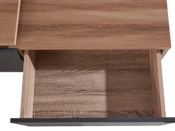 Móvel De Tv|Loft24 Armário para televisão em aglomerado de partículas laminadas de carvalho rústico Natural claro