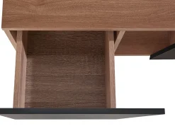 Móvel De Tv|Loft24 Armário para televisão em aglomerado de partículas laminadas de carvalho rústico Natural claro