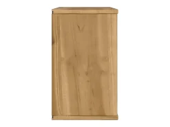 vidaxl Armário para TV ODDA 79x24x40 cm Madeira maciça de pinho Natural claro