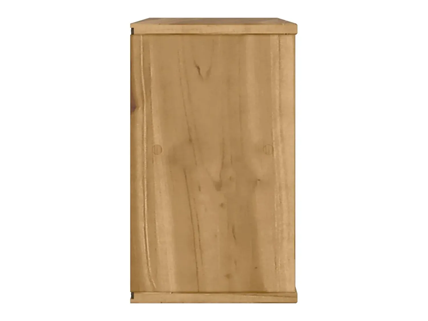 vidaxl Armário para TV ODDA 79x24x40 cm Madeira maciça de pinho Natural claro