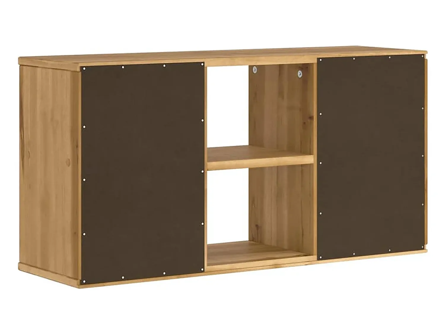vidaxl Armário para TV ODDA 79x24x40 cm Madeira maciça de pinho Natural claro