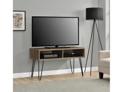 Best Dorel Home Armário para TV Owen | com 2 compartimentos em efeito carvalho cinzento Castanho