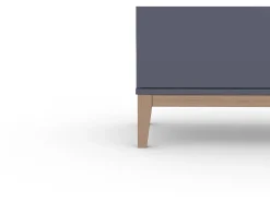 Loft24 Armário para TV Owen | com 2 compartimentos em laminado branco^ Móvel De Tv