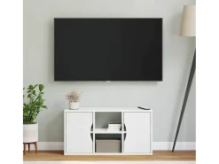 vidaxl Armário para TV 79x24x40 cm Madeira maciça de pinho^ Móvel De Tv