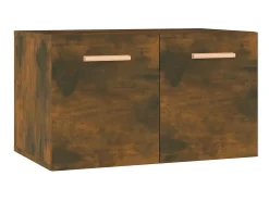 Armário parede 60x36,5x35 cm derivados madeira carvalho fumado PT499855^ Móvel De Tv