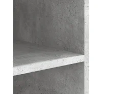 Prateleira|vidaxl Armário parede 75x35x60 cm derivados madeira cimento Cinzento