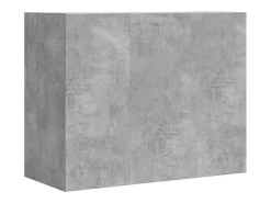Prateleira|vidaxl Armário parede 75x35x60 cm derivados madeira cimento Cinzento