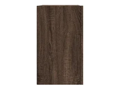 Prateleira*vidaxl Armário parede 75x35x60 cm derivados madeira carvalho Castanho