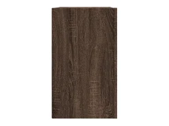 Prateleira*vidaxl Armário parede 75x35x60 cm derivados madeira carvalho Castanho