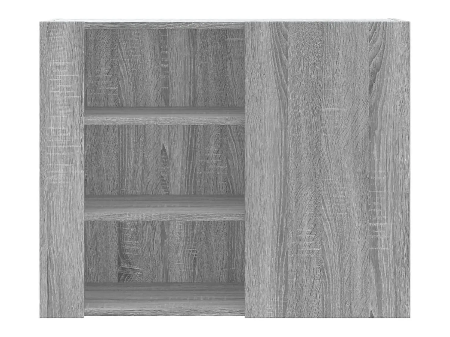 Prateleira*vidaxl Armário parede 75x35x60 cm derivados de madeira sonoma Cinzento