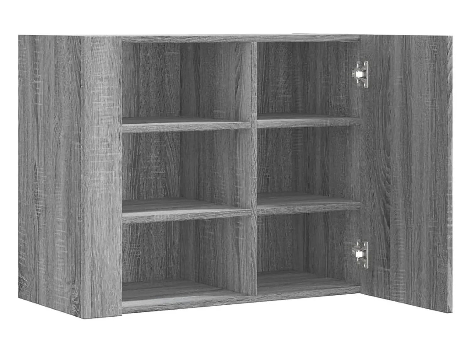 Prateleira*vidaxl Armário parede 75x35x60 cm derivados de madeira sonoma Cinzento