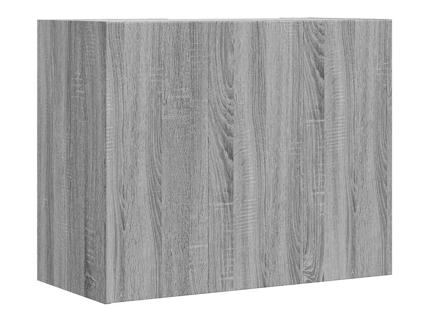 Prateleira*vidaxl Armário parede 75x35x60 cm derivados de madeira sonoma Cinzento