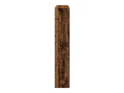 vidaxl Armário parede 80x15x80 cm derivados de madeira madeira velha^ Prateleira