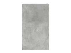 New vidaxl Armário parede 75x35x60 cm derivados madeira cimento Cinzento