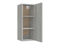 Online vidaxl Armário parede 34,5x34x90 cm derivados madeira sonoma Cinzento