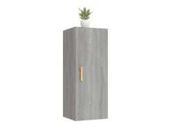 Online vidaxl Armário parede 34,5x34x90 cm derivados madeira sonoma Cinzento