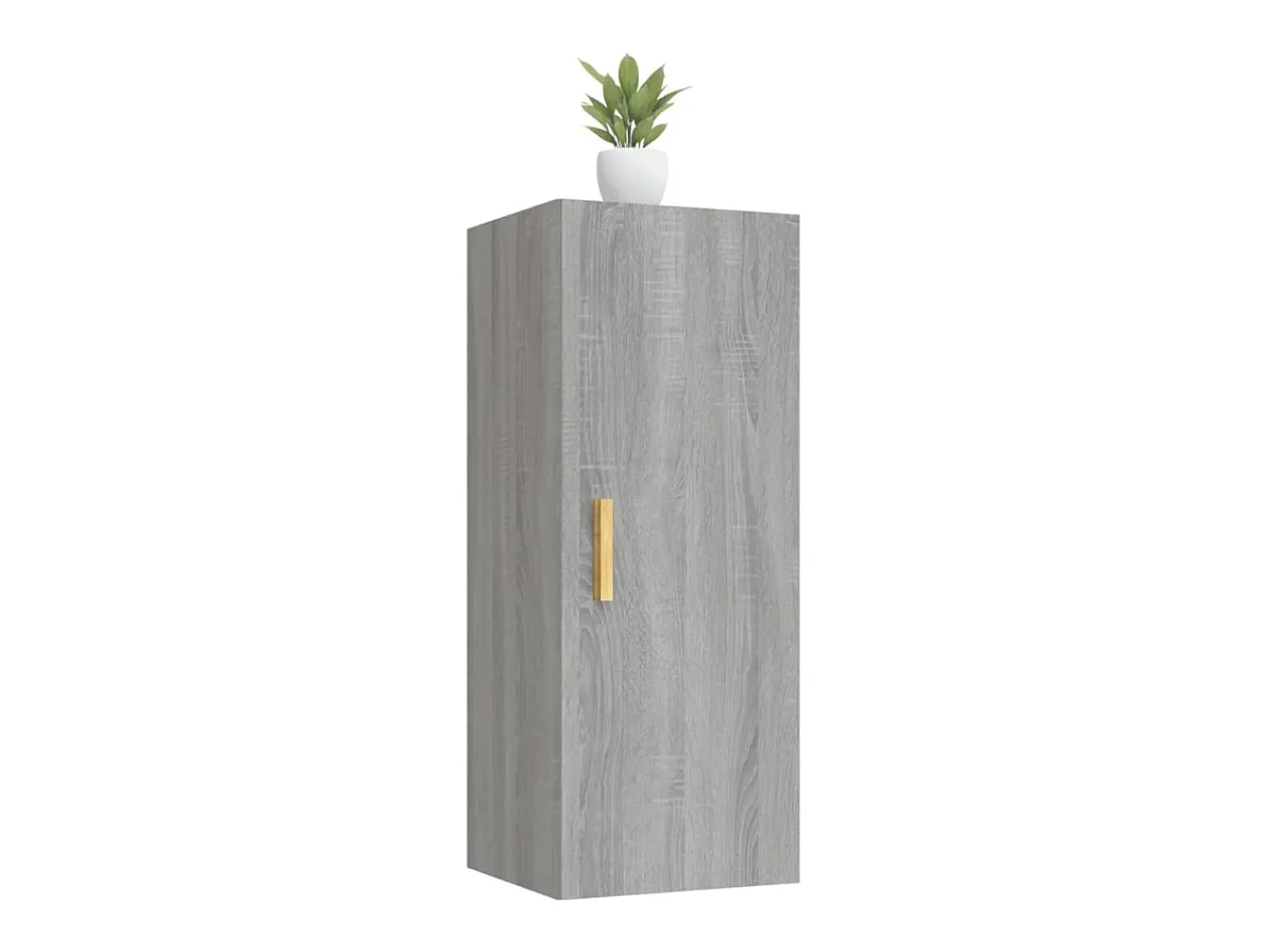 Online vidaxl Armário parede 34,5x34x90 cm derivados madeira sonoma Cinzento
