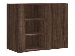 Discount vidaxl Armário parede 75x35x60 cm derivados madeira carvalho Castanho