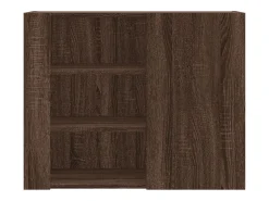 Discount vidaxl Armário parede 75x35x60 cm derivados madeira carvalho Castanho