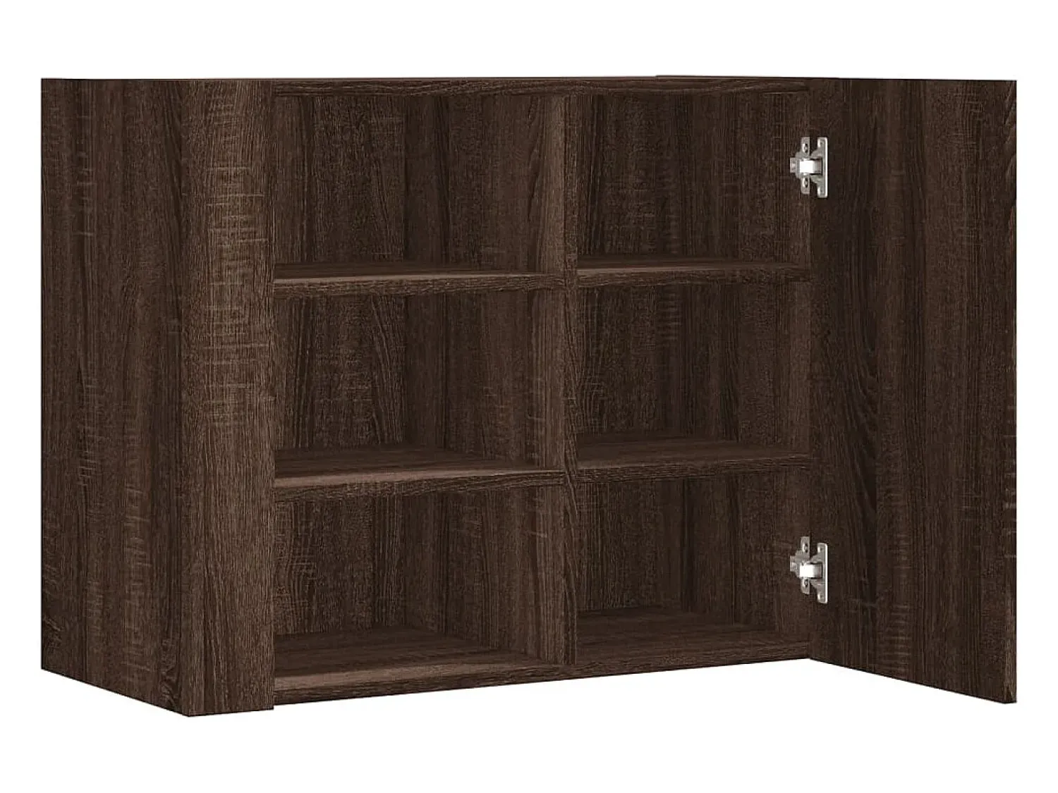 Discount vidaxl Armário parede 75x35x60 cm derivados madeira carvalho Castanho
