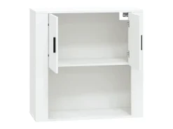 Outlet vidaxl Armário parede 80x33x80 cm madeira processada Branco