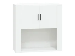 Outlet vidaxl Armário parede 80x33x80 cm madeira processada Branco
