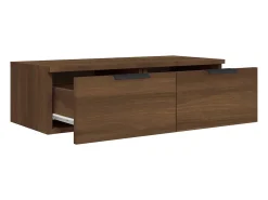 Outlet vidaxl Armário parede 68x30x20 cm madeira processada carvalho castanho Natural claro