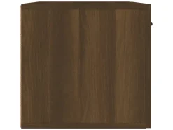 Móvel De Tv| Armário parede 60x36,5x35 cm madeira processada carv. PT888015 Castanho