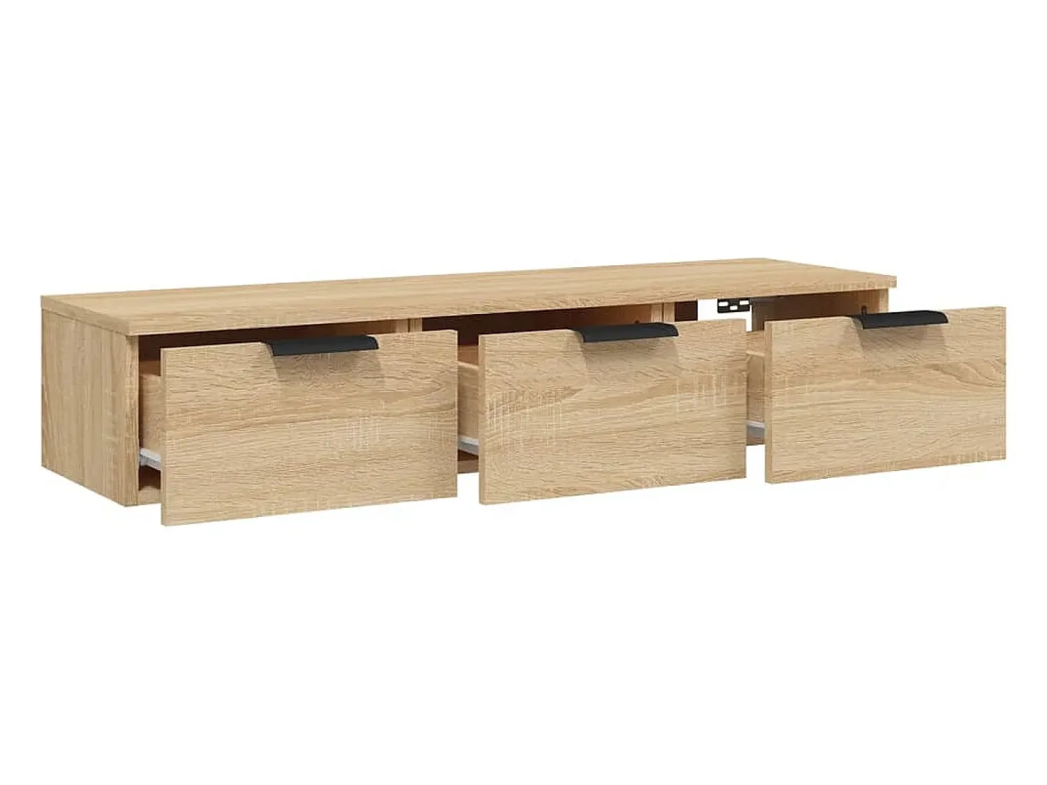 Hot vidaxl Armário parede 102x30x20 cm madeira processada carvalho sonoma Natural claro
