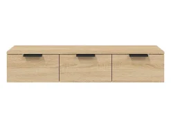 Hot vidaxl Armário parede 102x30x20 cm madeira processada carvalho sonoma Natural claro