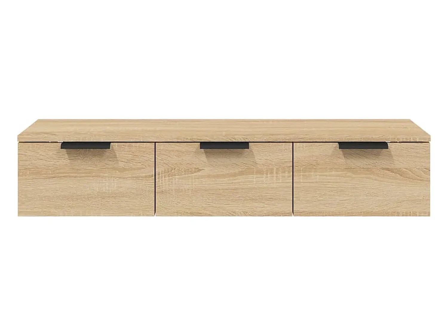 Hot vidaxl Armário parede 102x30x20 cm madeira processada carvalho sonoma Natural claro