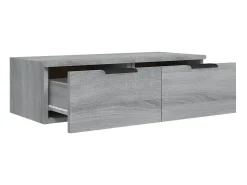 vidaxl Armário parede 68x30x20cm derivados madeira sonoma^ Prateleira